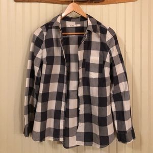 Black and white flannel